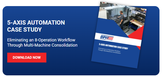 5 axis automation cnc machining - a DPI case study